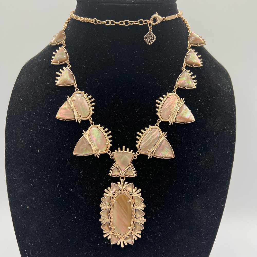 Kendra Scott Rose Gold Havana Necklace